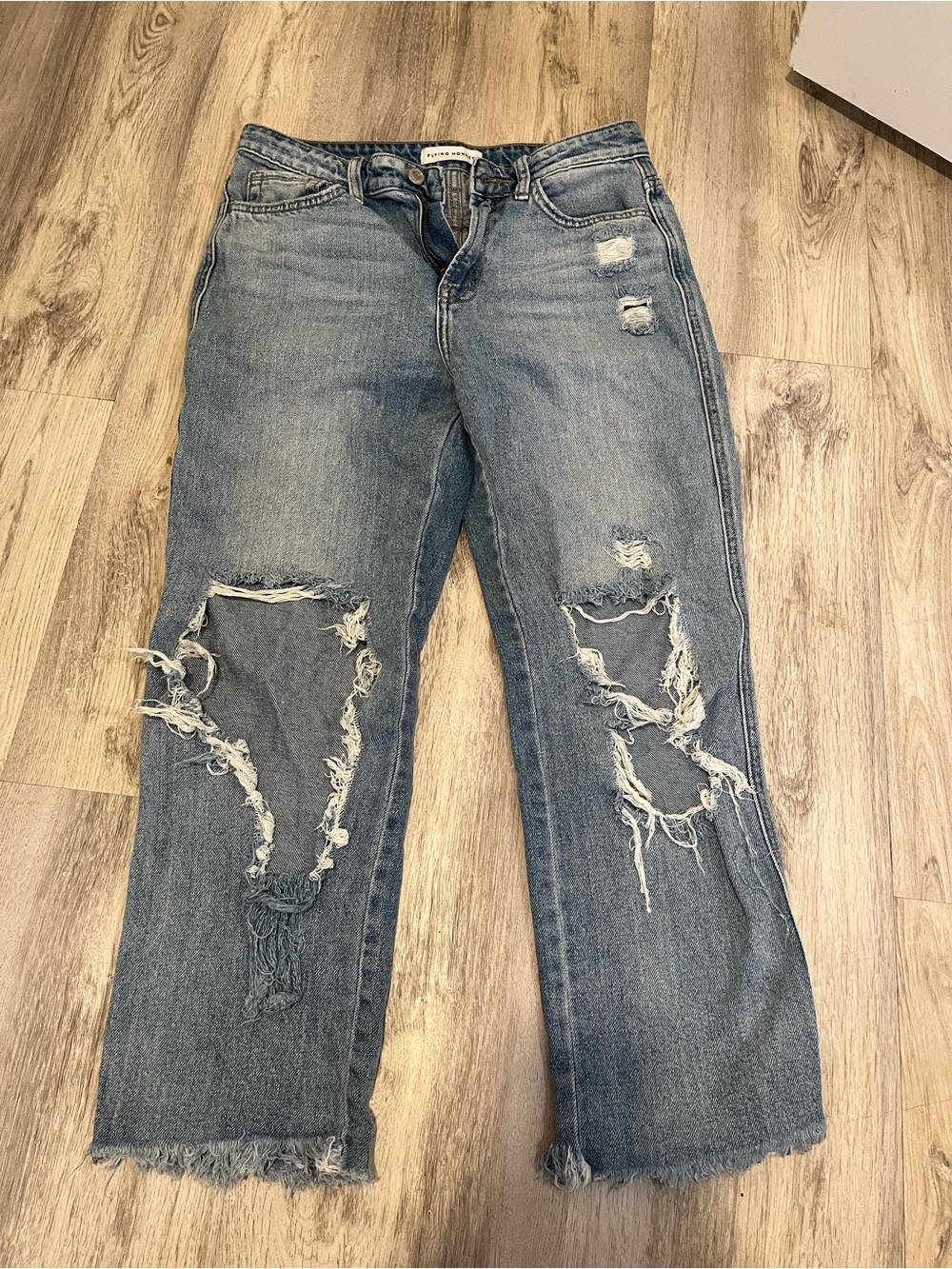 Flying Monkey Cropped Jeans